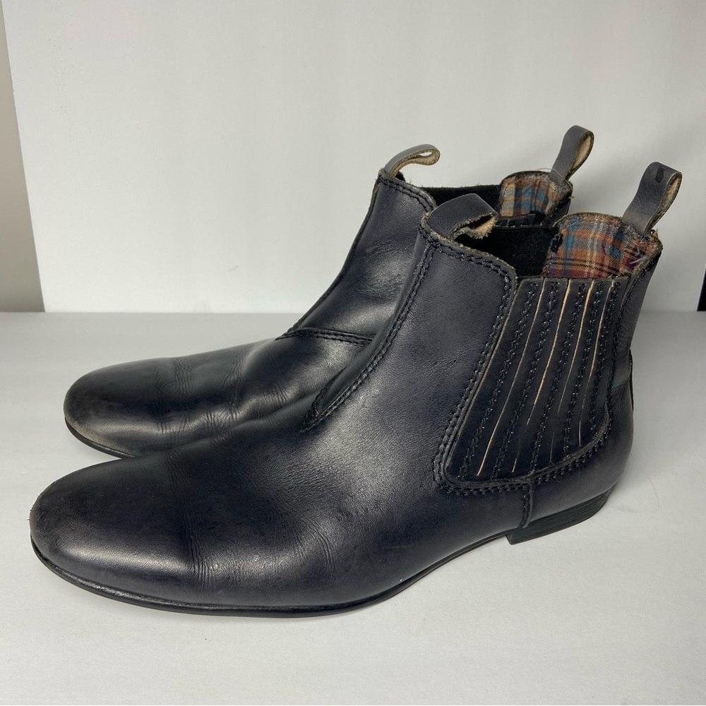 Bed Stu Men’s Size 8.5/Womens 11 Leather Pull On Ankle Boots Beatle Boots